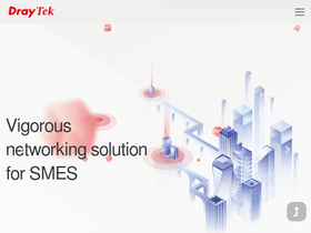 'draytek.com' screenshot