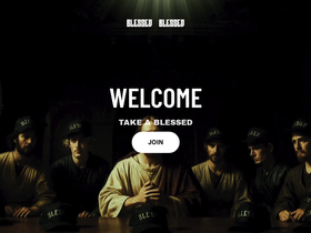 blessedhats.store homepage screenshot