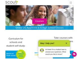 'ucscout.org' screenshot