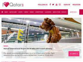 'iloveqatar.net' screenshot