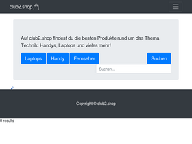 'club2.shop' screenshot