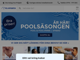 'polarpumpen.se' screenshot