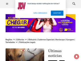 'jdv.com.br' screenshot