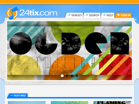 '24tix.com' screenshot
