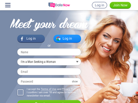 'godatenow.com' screenshot
