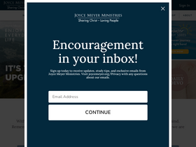 'joycemeyer.org' screenshot