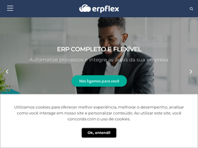 'erpflex.com.br' screenshot