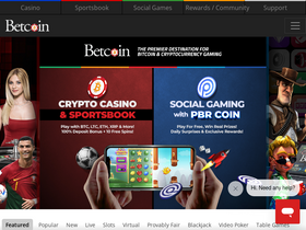 'betcoin.ag' screenshot