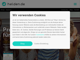 'helden.de' screenshot