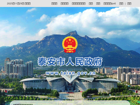 'zrzyj.taian.gov.cn' screenshot