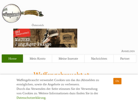 'waffengebraucht.at' screenshot
