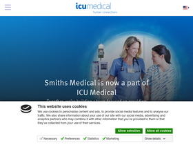 'smiths-medical.com' screenshot
