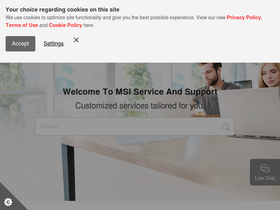 'msicomputer.com' screenshot