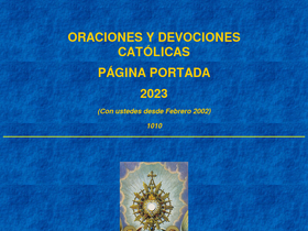 'oracionesydevocionescatolicas.com' screenshot