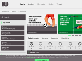 '10bet.com' screenshot
