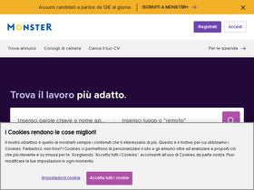 'monster.it' screenshot