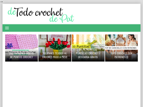 'detodocrochet.com' screenshot