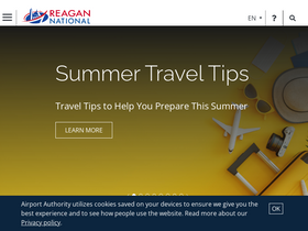 'flyreagan.com' screenshot