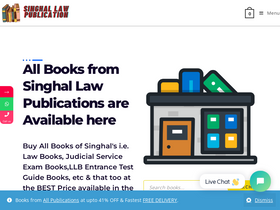 'singhallawpublication.in' screenshot