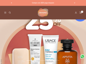 dermarket.com homepage screenshot