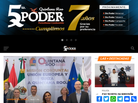 'quintopoderqrp.com' screenshot