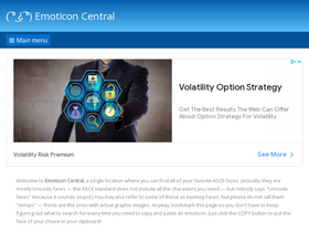 'emoticoncentral.com' screenshot