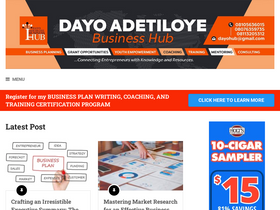 'dayoadetiloye.com' screenshot