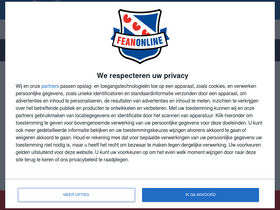 'feanonline.nl' screenshot
