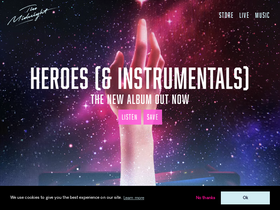 'themidnightofficial.com' screenshot