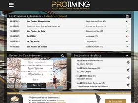 'protiming.fr' screenshot