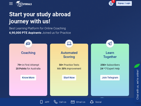 'ptetutorials.com' screenshot