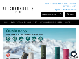 kitchenrulelb.com homepage screenshot