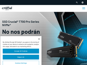 'crucial.mx' screenshot