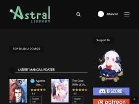 'astrallibrary.net' screenshot