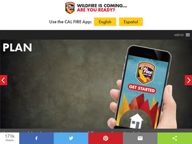 'readyforwildfire.org' screenshot