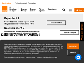 'orange.sn' screenshot