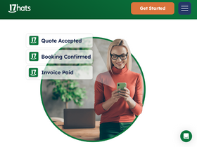 '17hats.com' screenshot