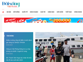 'doisongvietnam.vn' screenshot