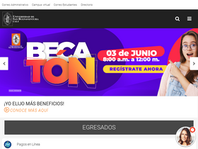 'usbcali.edu.co' screenshot