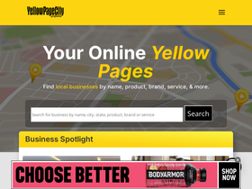 'yellowpagecity.com' screenshot