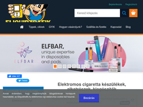 'eliquidtrafik.hu' screenshot