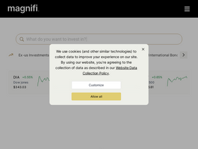 'magnifi.com' screenshot