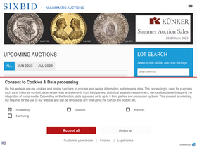 'sixbid.com' screenshot