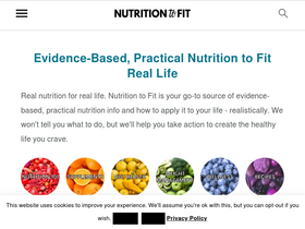 'nutritiontofit.com' screenshot
