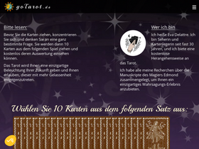 'gotarot.de' screenshot