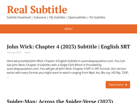 'australiapopulation.com' screenshot