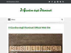 'ilgiardinodegliilluminati.it' screenshot