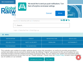 'globalrailwayreview.com' screenshot