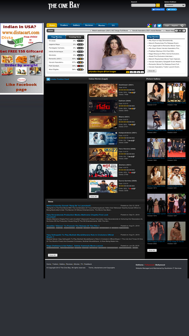 thecinebay Traffic Analytics Ranking Audience October 2024 Similarweb