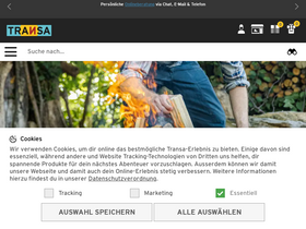 'transa.ch' screenshot